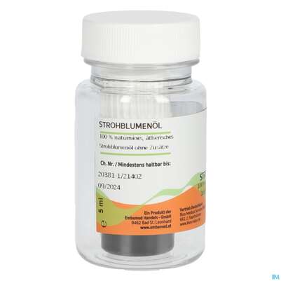 Sie sehen eine Packung Gall Pharma Strohblumenöl Embamed, Produktbild: 01 Gall Pharma Strohblumenöl Embamed, A-Nr.: 5445043 - 01