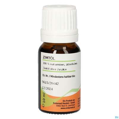 Sie sehen eine Packung Gall Pharma Zimtöl Embamed, Produktbild: 04 Gall Pharma Zimtöl Embamed, A-Nr.: 5074061 - 04