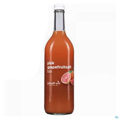 Sie sehen eine Packung Gewusst Wie Bio Pink Grapefruitsaft 750ml, Produktbild: 01 Gewusst Wie Bio Pink Grapefruitsaft 750ml, A-Nr.: 4110406 - 01