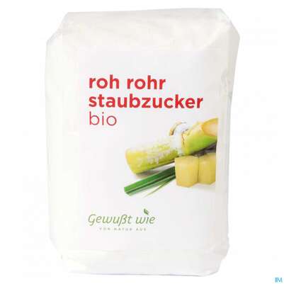Sie sehen eine Packung Gewusst Wie Bio Rohrstaubzucker 500g, Produktbild: 02 Gewusst Wie Bio Rohrstaubzucker 500g, A-Nr.: 4110205 - 02