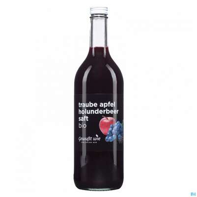 Gewusst Wie Bio Saft Traube Apfel Holunder 750ml, A-Nr.: 4110381 - 02