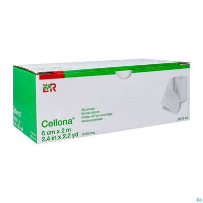 Gipsbinden Cellona-rauscher 2mx 6cm 10st, A-Nr.: 1212945 - 02