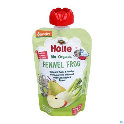 Holle Demeter Bio Fruechtepueree Ab 1 Jahr Fennel Frog Birne Apfel/fenchel 100g, A-Nr.: 5080736 - 03