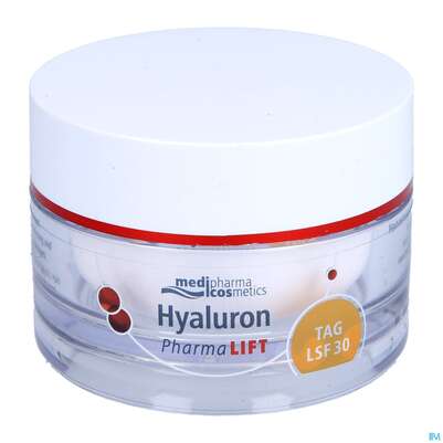 Sie sehen eine Packung Hyaluron Pharma Lift Tag Lsf30 50ml, Produktbild: 08 Hyaluron Pharma Lift Tag Lsf30 50ml, A-Nr.: 5181880 - 08