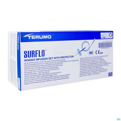 Sie sehen eine Packung Injektionsspritzen U.zubeh. Butterfly/safety Perfusionsbesteck Surshield/surflo 25g 0,5x 50st, Produktbild: 02 Injektionsspritzen U.zubeh. Butterfly/safety Perfusionsbesteck Surshield/surflo 25g 0,5x 50st, A-Nr.: 4172761 - 02