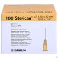 Sie sehen eine Packung Injektionsspritzen U.zubeh. Einmalkanuelen Braun/sterican/blutentn. G19x1 1/4 1,1x30mm 46653 100st, Produktbild: 01 Injektionsspritzen U.zubeh. Einmalkanuelen Braun/sterican/blutentn. G19x1 1/4 1,1x30mm 46653 100st, A-Nr.: 3731827 - 01