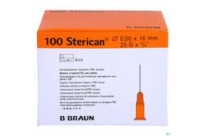 Injektionsspritzen U.zubeh. Einmalkanuelen Braun/sterican/heparin G25x5/8 0,50x16mm 46578 100st, A-Nr.: 3048562 - 01