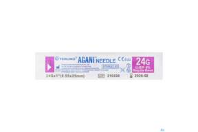 Injektionsspritzen U.zubeh. Einmalkanuelen Terumo/luer +luer Lock Nr 17 0,55x 25mm 1st, A-Nr.: 4246011 - 01