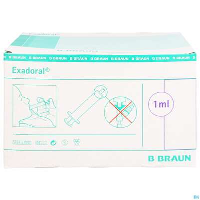 Injektionsspritzen U.zubeh. Spritze Zur Oralen Eingabe 2tlg Lila Kolben Steril Exadoral 1ml 100st, A-Nr.: 5467369 - 01