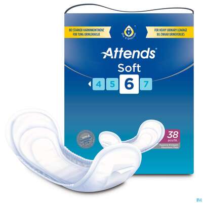Inkontinenz Attends Einlagen Soft 6 38st, A-Nr.: 3791456 - 06