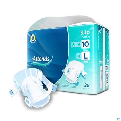 Inkontinenz Attends Slip Active L 10 28st, A-Nr.: 2701617 - 05