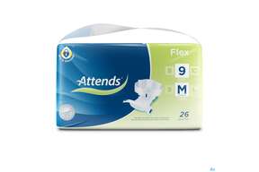 Inkontinenz Attends Slip Flex M 9 26st, A-Nr.: 4271552 - 01