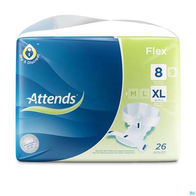 Inkontinenz Attends Slip Flex Xl 8 26st, A-Nr.: 5163853 - 01