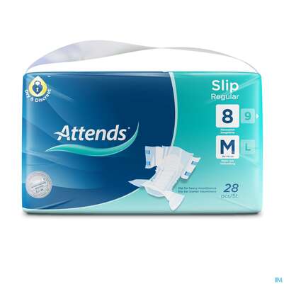 Inkontinenz Attends Slip Regular M 8 28st, A-Nr.: 3429755 - 02