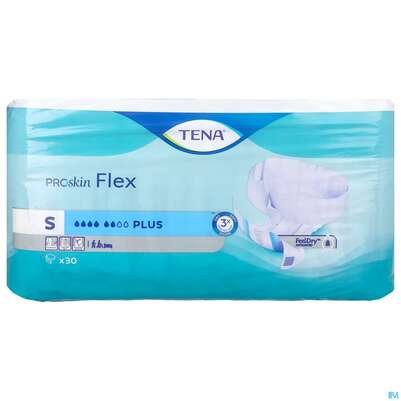 Sie sehen eine Packung Inkontinenz Tena Flex Plus S 723130 30st, Produktbild: 01 Inkontinenz Tena Flex Plus S 723130 30st, A-Nr.: 3081789 - 01
