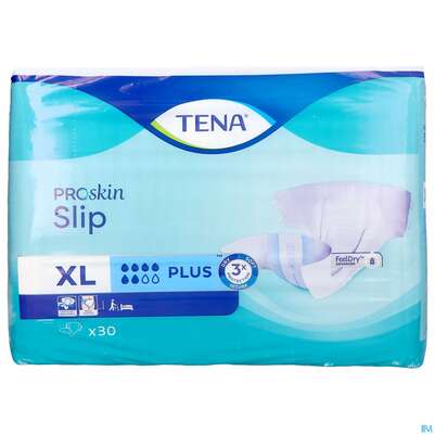 Sie sehen eine Packung Inkontinenz Tena Slip Plus Xl 712142 30st, Produktbild: 01 Inkontinenz Tena Slip Plus Xl 712142 30st, A-Nr.: 4782778 - 01