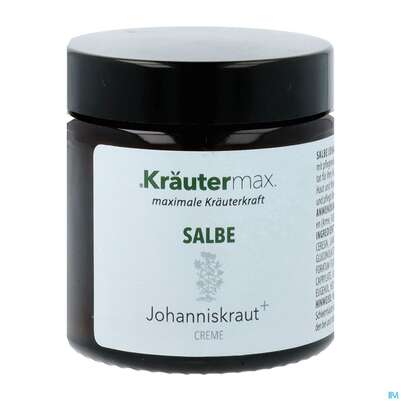 Sie sehen eine Packung Johanniskraut Salbe +latschenkiefer Fuer Beanspruchte Haut Ohne Silikonoele 100ml, Produktbild: 02 Johanniskraut Salbe +latschenkiefer Fuer Beanspruchte Haut Ohne Silikonoele 100ml, A-Nr.: 4319632 - 02