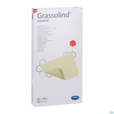 Kompressen Grassolind Neutral Salbenkompresse Steril 10x 20cm 30st, A-Nr.: 1232646 - 03