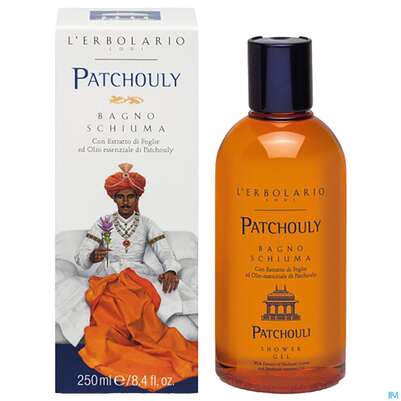 Sie sehen eine Packung L Erbolario Bad +duschgel Patchouly 036.3 250ml, Produktbild: 02 L Erbolario Bad +duschgel Patchouly 036.3 250ml, A-Nr.: 3322796 - 02