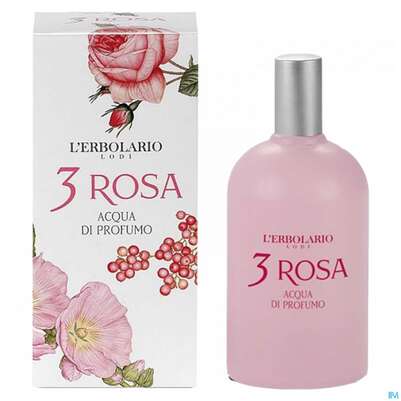 Sie sehen eine Packung L Erbolario Eau De Parfum 3 Rosa 066.3 50ml, Produktbild: 03 L Erbolario Eau De Parfum 3 Rosa 066.3 50ml, A-Nr.: 3934128 - 03