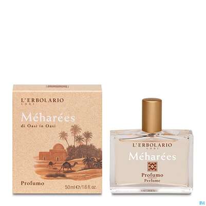 Sie sehen eine Packung L Erbolario Eau De Parfum Meharees 066.5 50ml, Produktbild: 01 L Erbolario Eau De Parfum Meharees 066.5 50ml, A-Nr.: 3584846 - 01