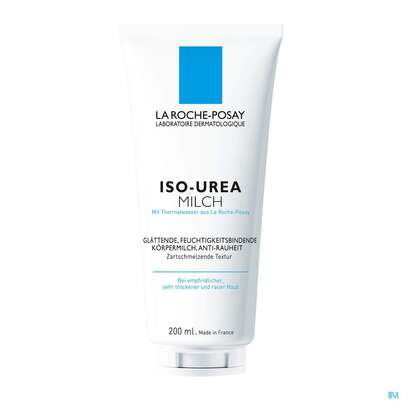 Sie sehen eine Packung La Roche Posay Koerperpflege Iso-urea Milch Hautglaettend 200ml, Produktbild: 02 La Roche Posay Koerperpflege Iso-urea Milch Hautglaettend 200ml, A-Nr.: 3061172 - 02