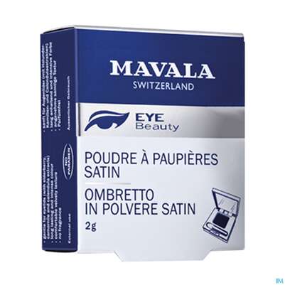 Sie sehen eine Packung Mavala Lidpuder Satin Beige Sa 2g, Produktbild: 02 Mavala Lidpuder Satin Beige Sa 2g, A-Nr.: 4071474 - 02