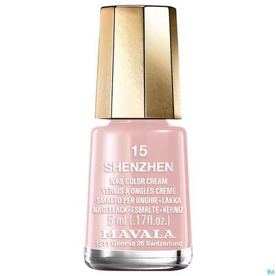 Sie sehen eine Packung Mavala Nagellacke 15 Shenzhen 5ml, Produktbild: 01 Mavala Nagellacke 15 Shenzhen 5ml, A-Nr.: 3652855 - 01