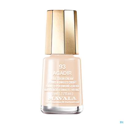 Sie sehen eine Packung Mavala Nagellacke 93 Agadir 5ml, Produktbild: 01 Mavala Nagellacke 93 Agadir 5ml, A-Nr.: 3652766 - 01
