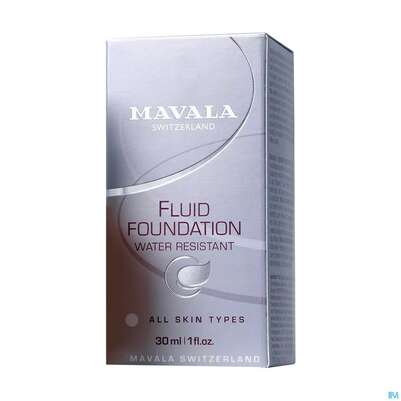 Sie sehen eine Packung Mavala Fluid Foundation Hale 30ml, Produktbild: 02 Mavala Fluid Foundation Hale 30ml, A-Nr.: 3648931 - 02