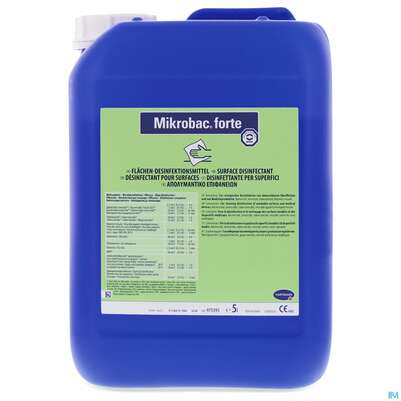 Sie sehen eine Packung Mikrobac Fte 5l, Produktbild: 01 Mikrobac Fte 5l, A-Nr.: 3431261 - 01