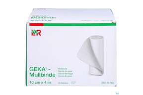 Mullbinden Geka/lose 4mx 10cm 20-f 20st, A-Nr.: 4341407 - 01
