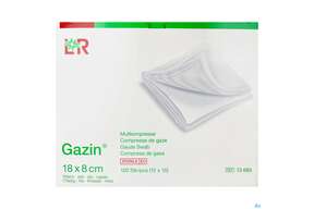 Mullkompressen Gazin Baumw.17faedig Steril 16fach 18x 8cm 12x10 120st, A-Nr.: 2384909 - 01