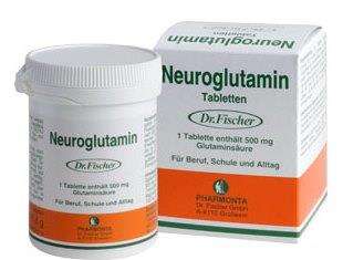 Sie sehen eine Packung Neuroglutamin Tabletten, Produktbild: 01 Neuroglutamin Tabletten, A-Nr.: 3796407 - 01