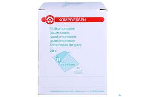 Mullkompressen Noba/17faedig Steril 12fach 10x 10cm 5x20 100st, A-Nr.: 2336000 - 01