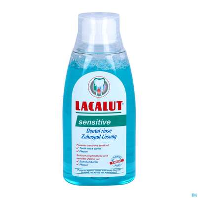 Sie sehen eine Packung Mundwasser/spuelung Lacalut Sensitive Zahnspuellösung 300ml, Produktbild: 06 Mundwasser/spuelung Lacalut Sensitive Zahnspuellösung 300ml, A-Nr.: 4308404 - 06