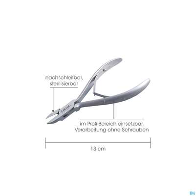 Nagel Zange Canal Rostfrei Eckenzange 13cm 3014- 1st, A-Nr.: 4786351 - 02