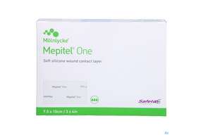 Netzauflagen Mepitel/one Silikon Steril 7,5x10cm -moe 10st, A-Nr.: 3423014 - 01