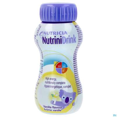 Sie sehen eine Packung Nutrini/drink Kunststoffflasche 200ml Vanille 1st, Produktbild: 01 Nutrini/drink Kunststoffflasche 200ml Vanille 1st, A-Nr.: 5565451 - 01