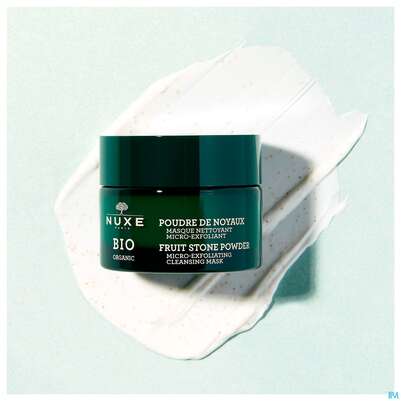 Sie sehen eine Packung Nuxe Bio/cleansing Mask Fruit Stone Powder Micro Exfoliating Mask 50ml, Produktbild: 08 Nuxe Bio/cleansing Mask Fruit Stone Powder Micro Exfoliating Mask 50ml, A-Nr.: 5607787 - 08