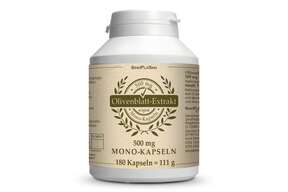 Olivenblattextrakt MONO 500mg Kapseln 180 Stk., A-Nr.: 4593244 - 01