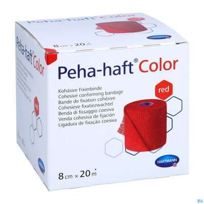 Peha-haft Color Latexfrei Red 20mx 8cm 1st, A-Nr.: 3879808 - 05