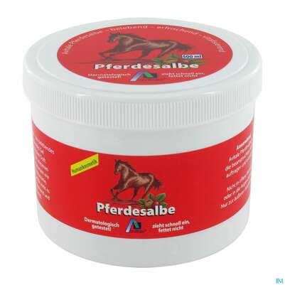 Sie sehen eine Packung Pferdesalbe +rosskastanie Avi Dose 500ml, Produktbild: 02 Pferdesalbe +rosskastanie Avi Dose 500ml, A-Nr.: 3831670 - 02