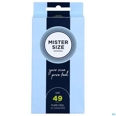 Praeservative Kondome Mister Size 49 10st, A-Nr.: 5594151 - 01