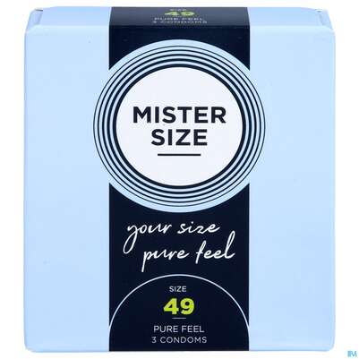 Praeservative Kondome Mister Size 49 3st, A-Nr.: 5594145 - 01