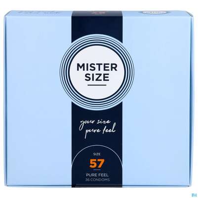 Praeservative Kondome Mister Size 57 36st, A-Nr.: 5594197 - 01