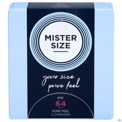 Praeservative Kondome Mister Size 64 3st, A-Nr.: 5594286 - 01