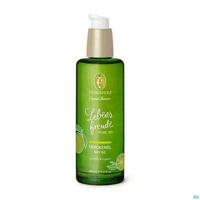 Sie sehen eine Packung Primavera Lebensfreude Trockenoel Koerperoel 100ml, Produktbild: 01 Primavera Lebensfreude Trockenoel Koerperoel 100ml, A-Nr.: 5732624 - 01