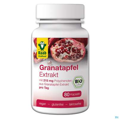 Raab Bio Granatapfel Extrakt Kapseln 80 Kapseln, A-Nr.: 5225991 - 03