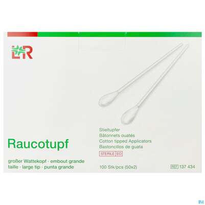 Raucotupf Stiel Gr St 50x2 100st, A-Nr.: 4864080 - 01